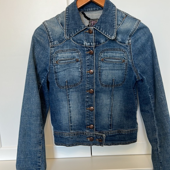 Womans Joe jean jacket size Medium - Picture 3 of 8